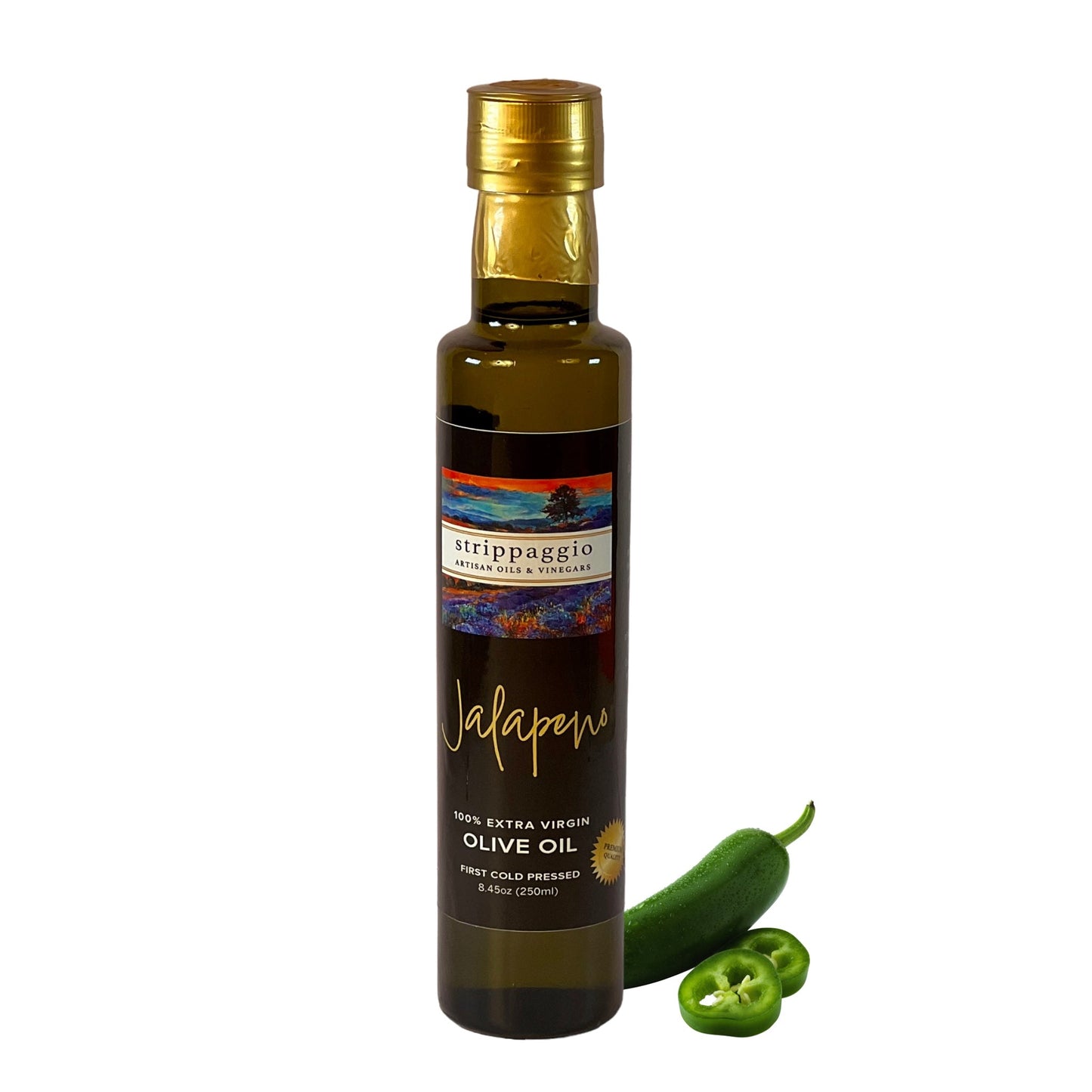 Jalapeno Extra Virgin Olive Oil - Strippaggio