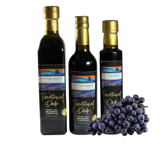 Traditional Dark Barrel Aged Balsamic Vinegar - Strippaggio