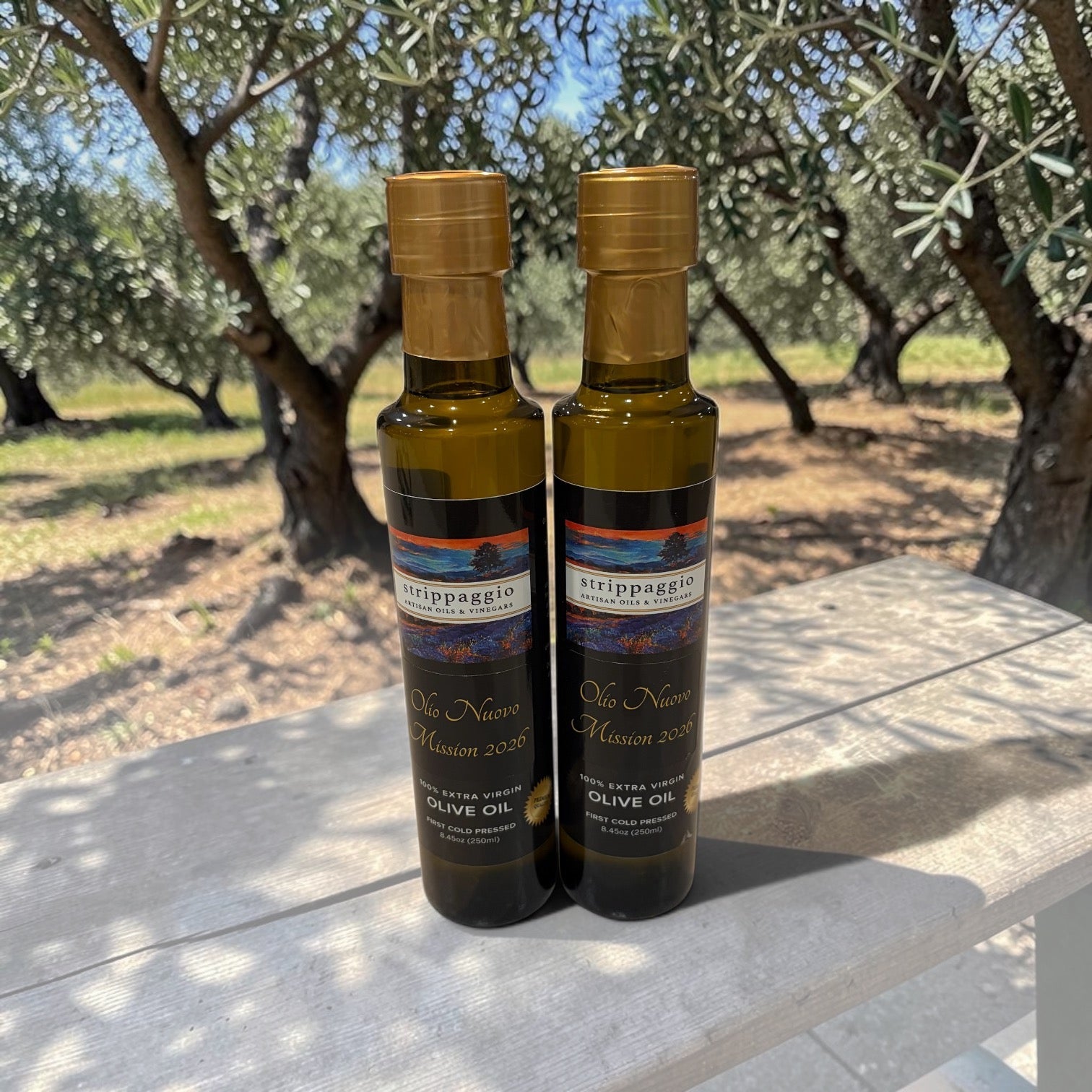 Mission Extra Virgin Olive Oil - Olio Nuovo 2026 - Strippaggio